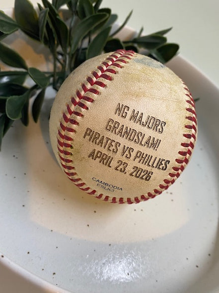 Engraved Baseball (Player Provided)