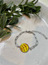 Softball Paperclip Bracelet