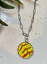 Softball Paperclip Necklace
