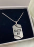 Men's Dog Tag Pendant Necklace